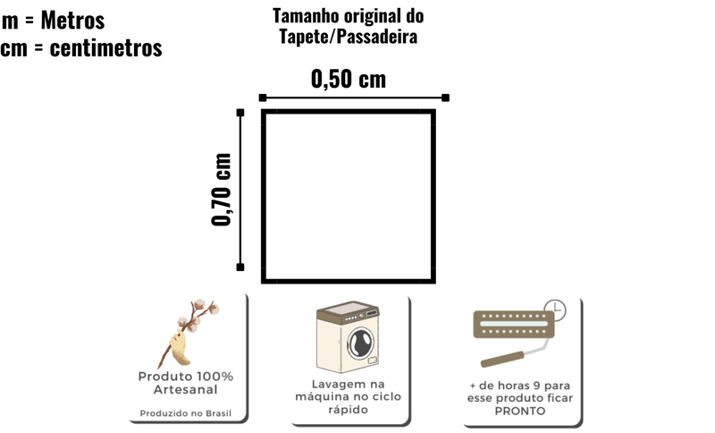 Tapetinho bordado lines new - 0,50x0,70